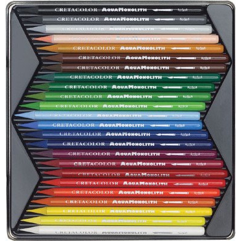 Cretacolor Aqua Monolith Color Pencils (Set of 24) 250 24 HNDMD